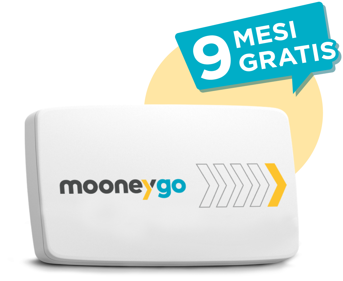 9 mesi gratis Telepedaggio MooneyGo